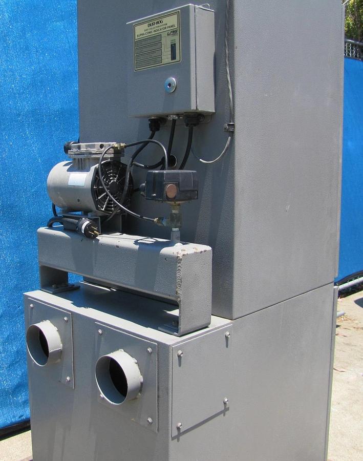 Used UAS 1.5 HP Dust Hog Air Filtration Dust Collector w/ Air Powered Filter Cleaner