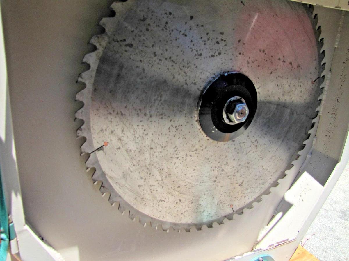 Used Grizzly G0549 24" Upcut Jump Saw 8" Cutting Capacity 15HP 230V 3 Phase Pneumatic