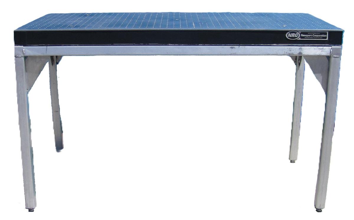 Used Newport NRC 48" x 24" Breadboard Optical Table With Legs Stand 29" High