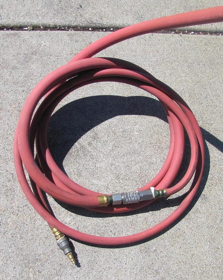 Used Guard Air Portable Air Powered Vacuum Cleaner 55 Gallon Drum w/ Air Hose