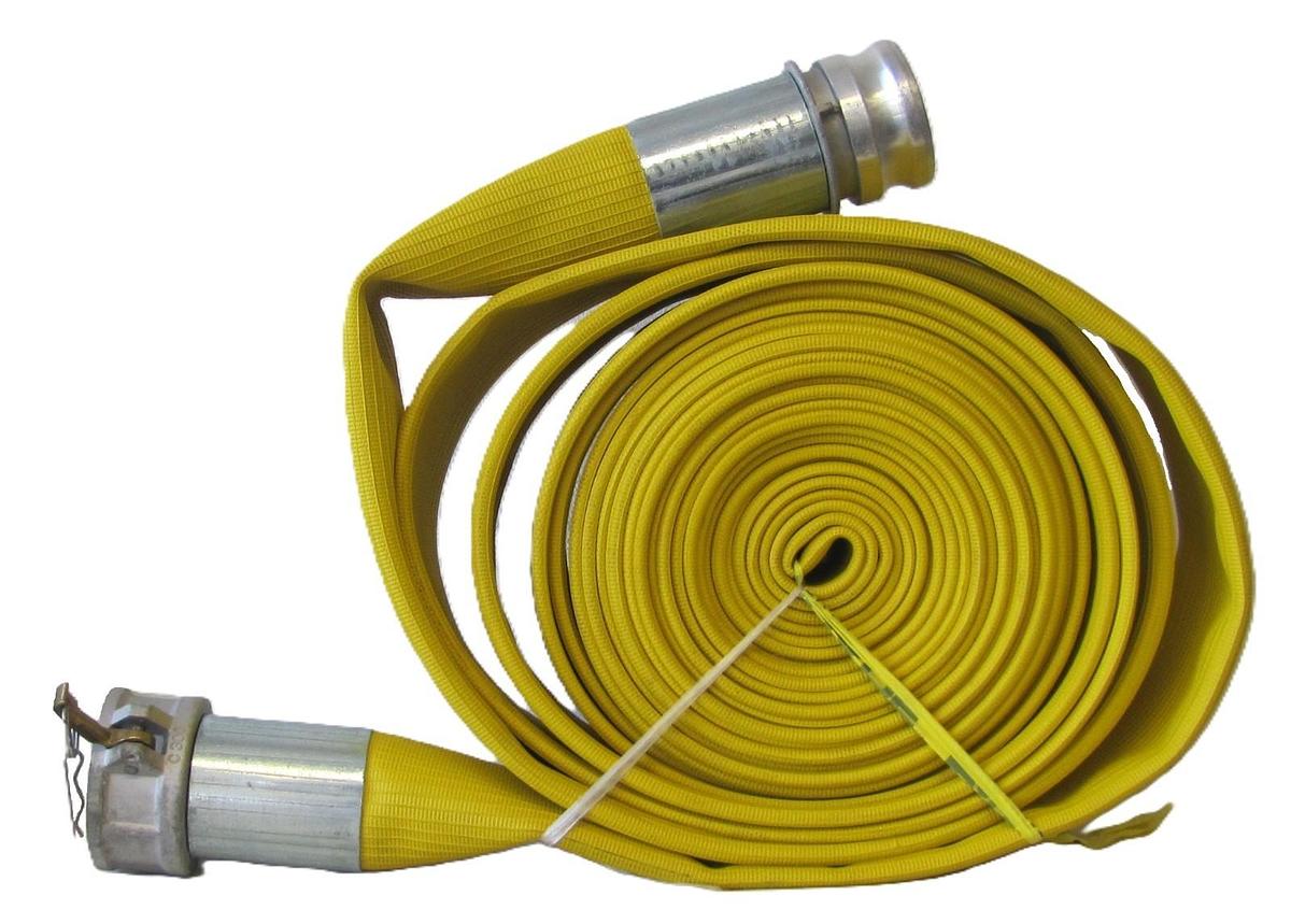 Used 3 in Yellow Cam Lock Water Discharge Hose 50 ft Trash Pump Camlock Fittings New