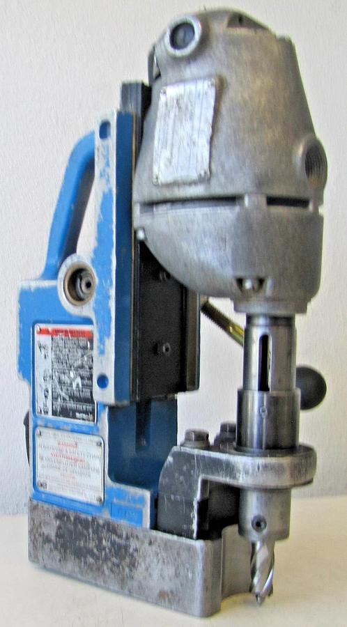 Used Hougen Rotabroach 10904 Mag Portable Magnetic Drill Press With Extra Bits 115V