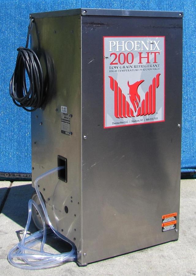 Used Phoenix 200HT Commercial Portable Dehumidifier 110V 135 PPD 380 CFM Restoration