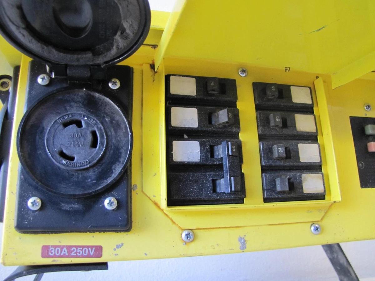 Used CEP 6506-GU Spider Power Distribution Box 50A 125/250V 3P 4W Twistlock Outlets