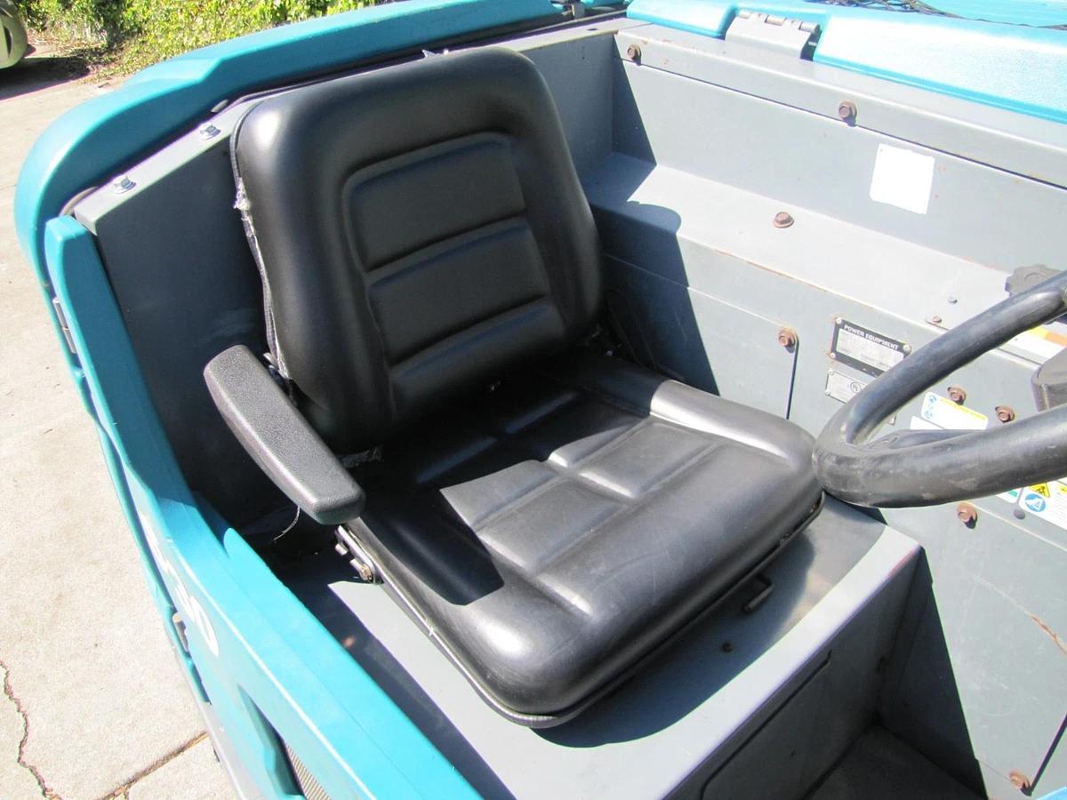 Used Tennant S30 Ride On Parking Lot Sweeper LP Propane GM 1600 Vortec Engine