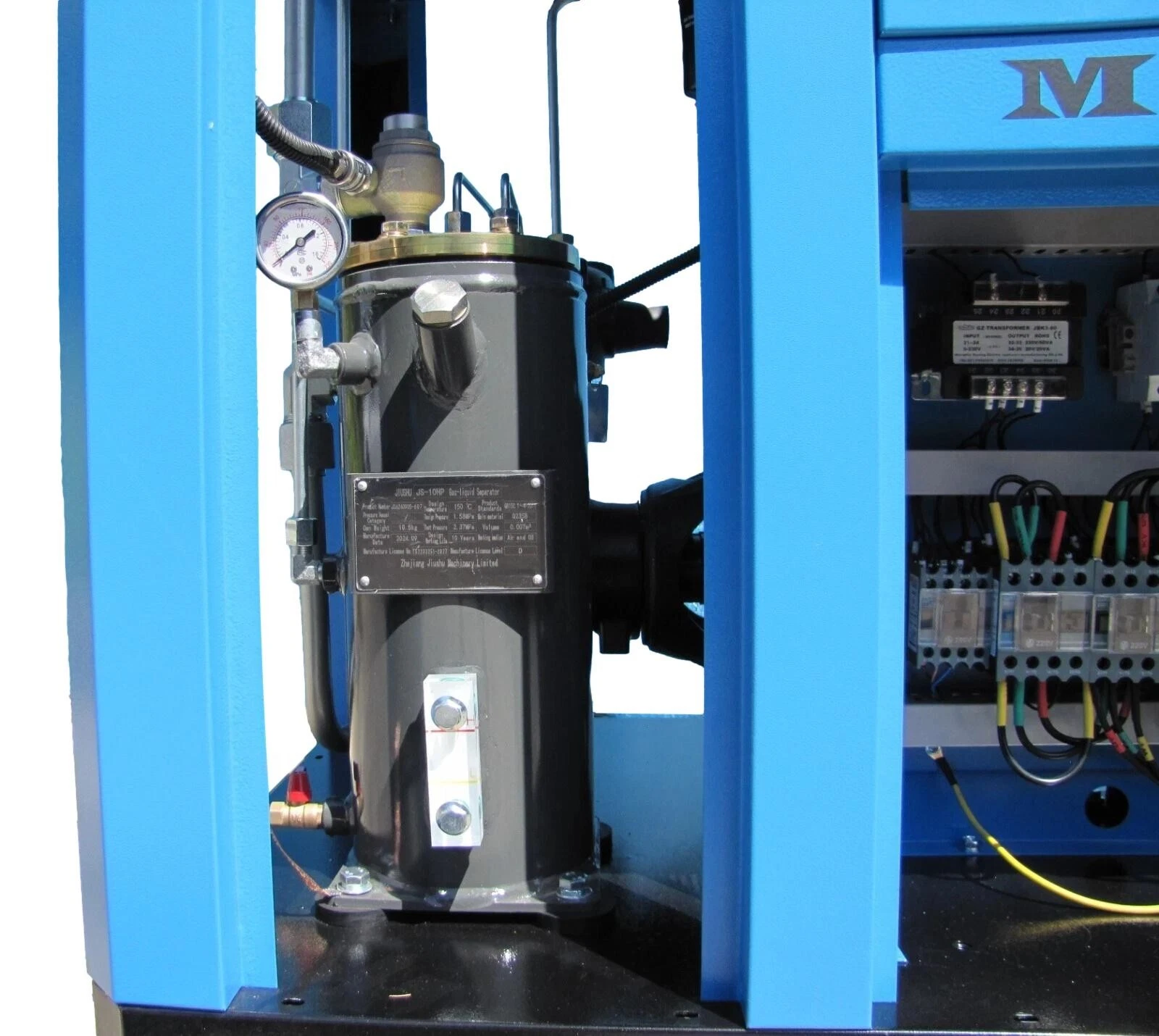 Used 2025 Maximus 10 HP Rotary Screw Air Compressor Direct Drive 230V 3 Phase