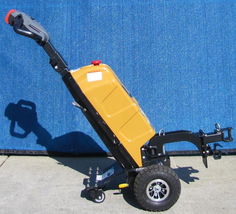 Used Big Joe T15 1500 lbs. Electric Walkie Puller Tugger 24 VDC W/ Battery Charger #1