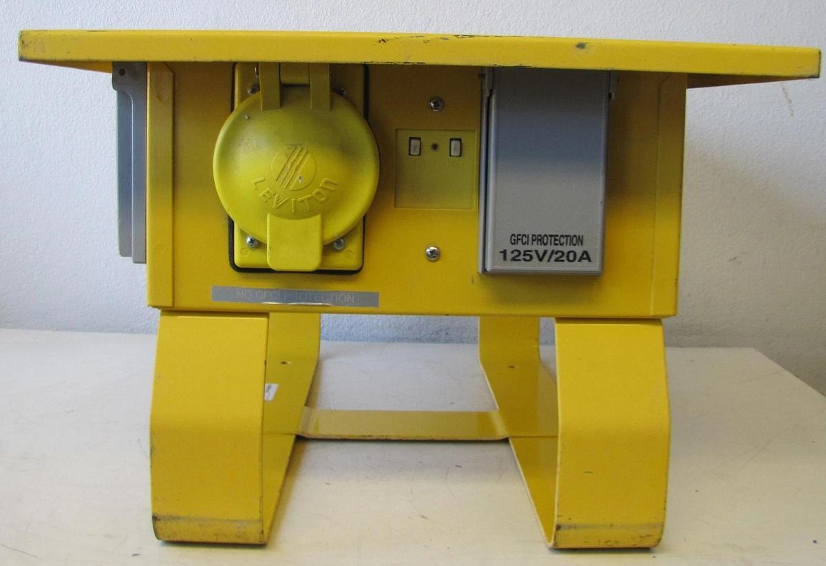 Used Leviton The Box Temporary Power Distribution Spider Box 50A 125/250V Twist Lock