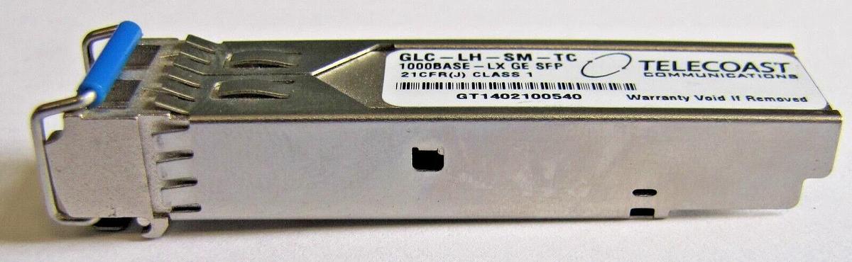 Used Lot of 4 Telecoast Communications GLC-LH-SM-TC 1000BASE-LH SFP SMF Transceiver