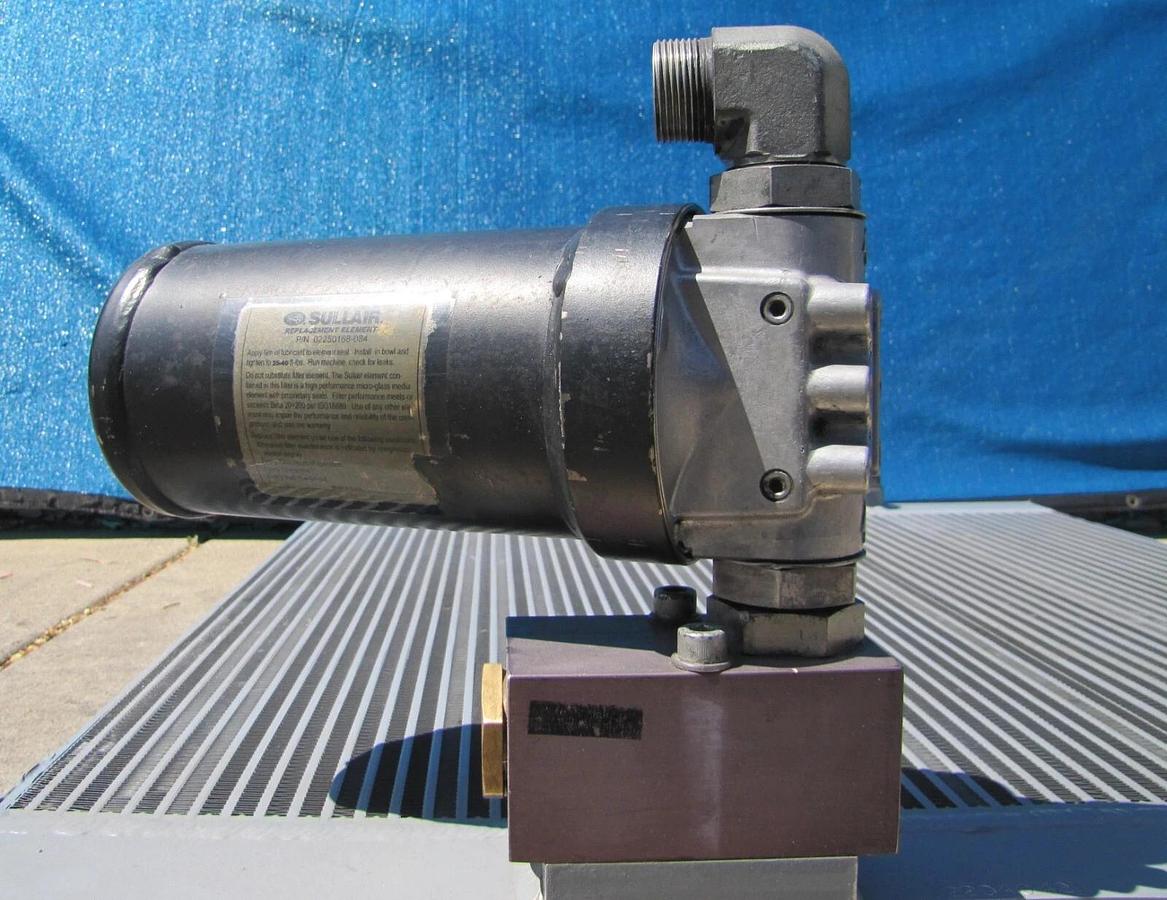 Used Sullair Air Oil Fluid Cooler 0225-0235-001 for 75 HP 5510 V/A Air Compressor