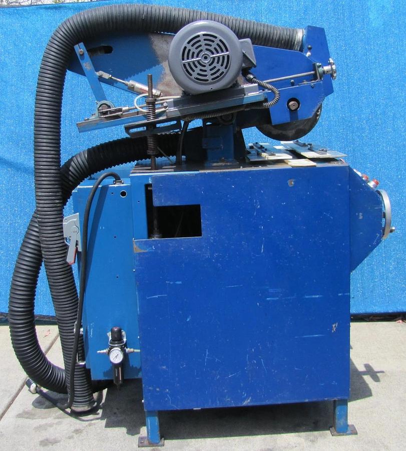 Used Rand Bright BH-50 5HP Tube Sander Polisher 12" Polishing Wheel 230V 3PH