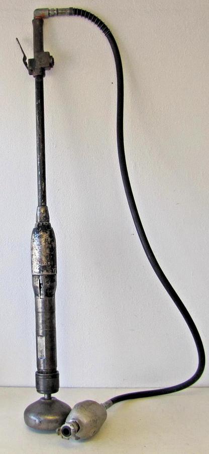 Used American Pneumatic Tools APT 131 Pole Tamper 6" Diameter Base With Hose #1