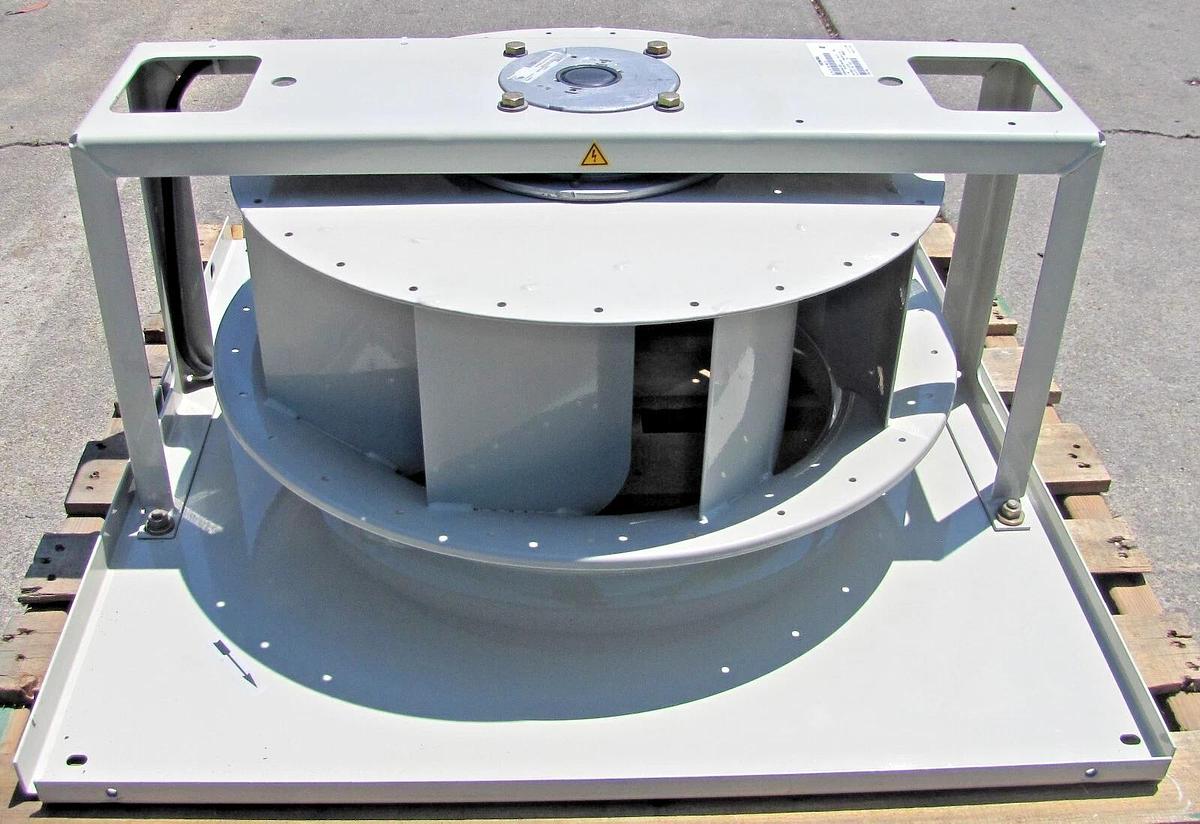 Used Siemens 1613 8532 10 Centrifugal Blower Fan 22" Diameter 230/460V 3 Phase