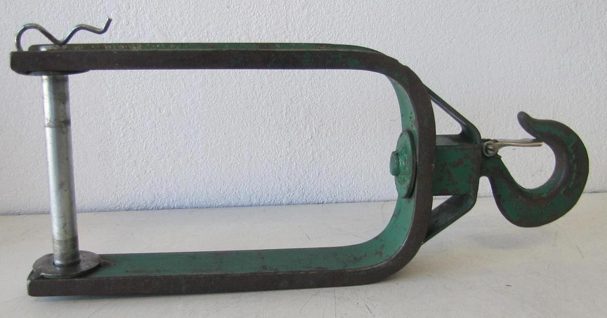 Used Greenlee 651 Hook for 12" Cable Sheave Pulley