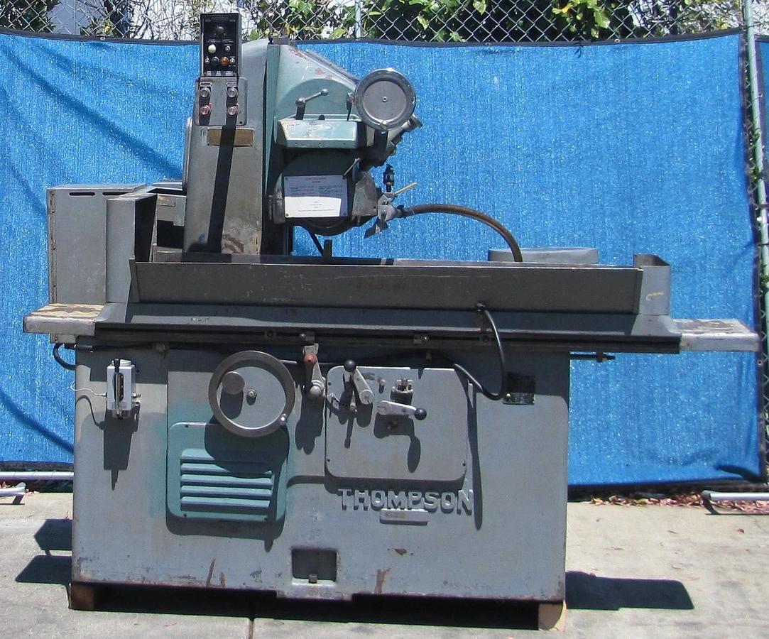 Used Thompson Type B Surface Grinder Grinding Machine 12"x24" Magnetic Chuck 220V 3PH