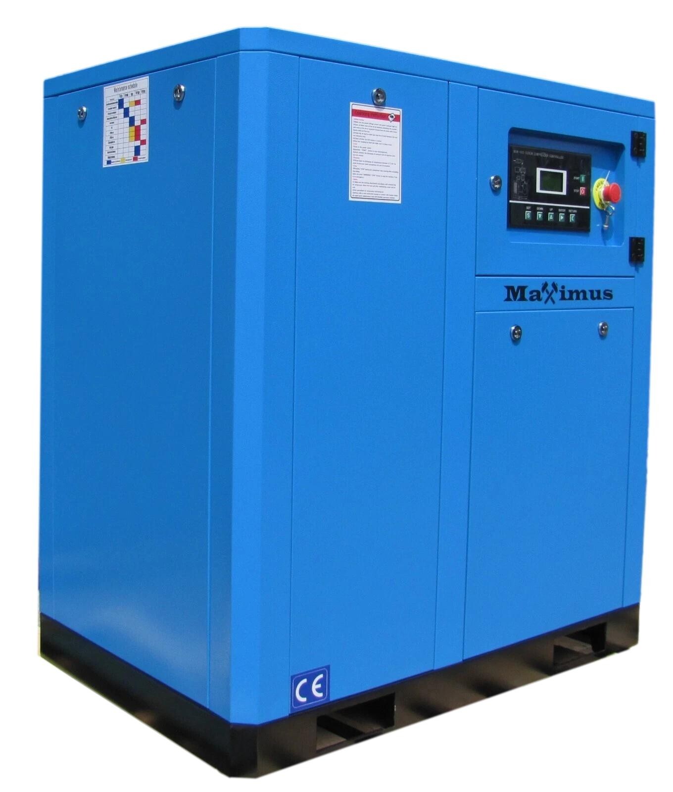 Used 2026 Maximus 20 HP 81 CFM Direct Drive Rotary Screw Air Compressor 460V 3 Phase