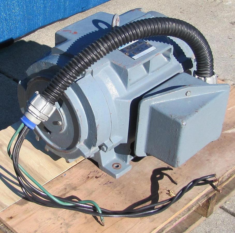Used Marathon Electric 25 HP AC Motor 230/460V 1755 RPM 284T 3 Ph 1-7/8" Dia. Shaft