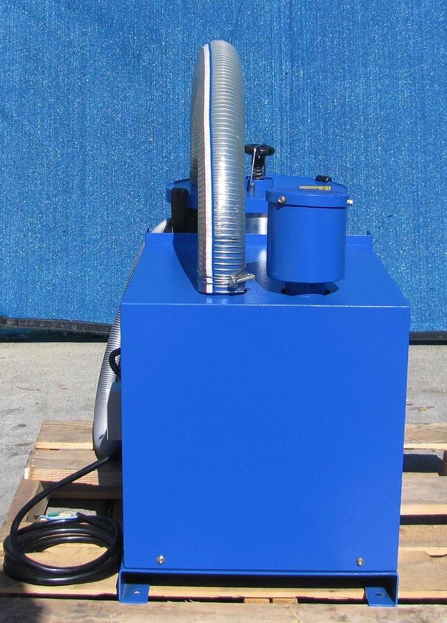 Used NST 4.5 HP Vacuum Dust Collector With Canister & Hose 230V 3 Ph Strong Suction