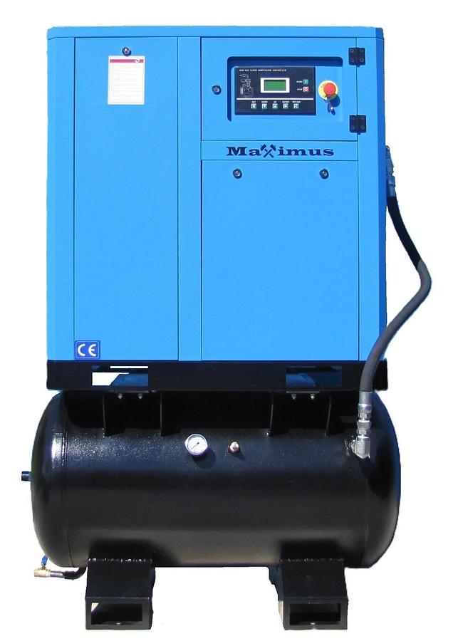 Used 2026 Maximus 20 HP 81 CFM Rotary Screw Air Compressor 460V 3 Phase 80 Gal Tank