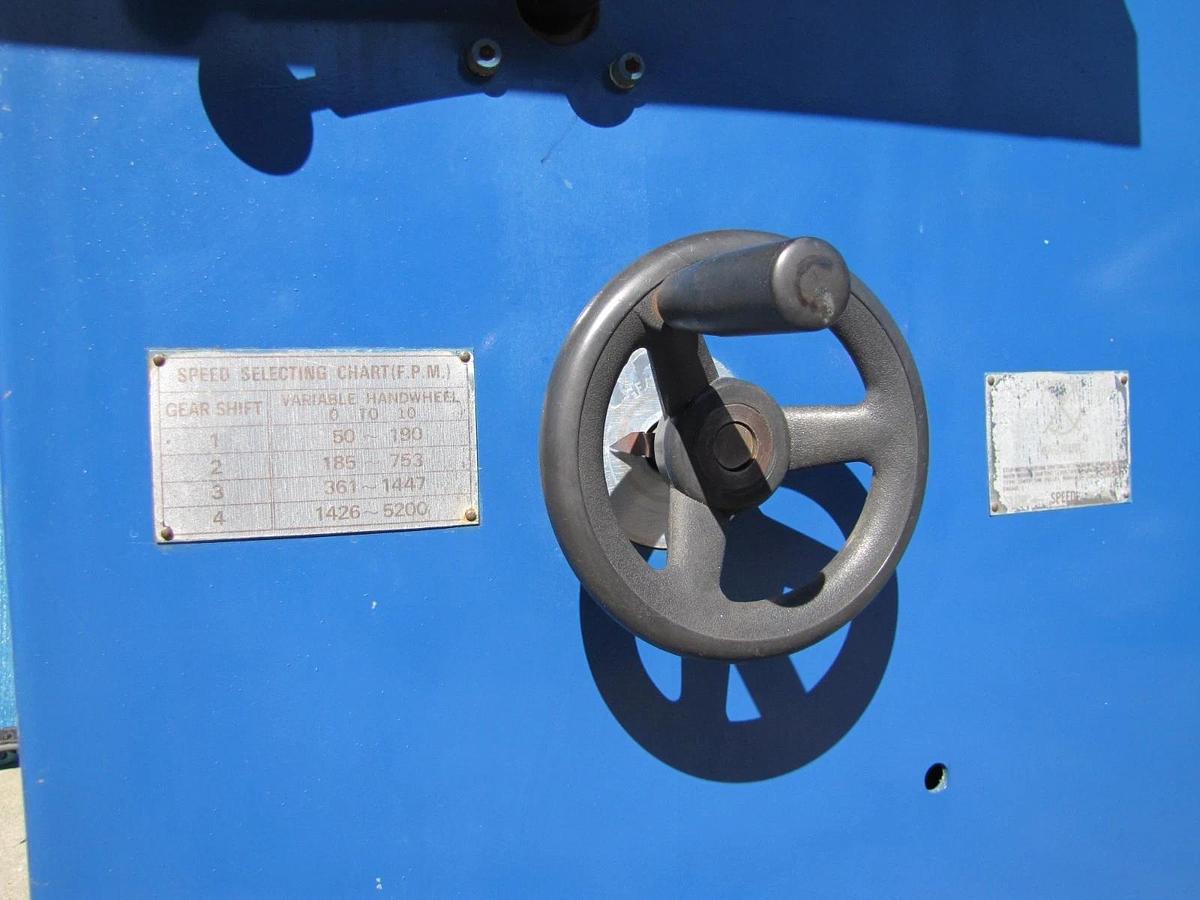 Used WF Wells & Sons V4012 Vertical Bandsaw Blade Welder 230V 3 Phase Variable Speed