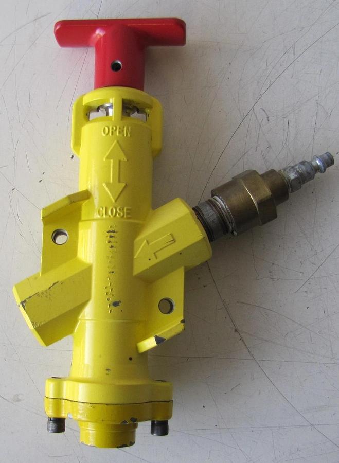 Used Speedaire 1/2" NPT Air Line Lockout Valve 4ZL04 Air System Shut Off Valve
