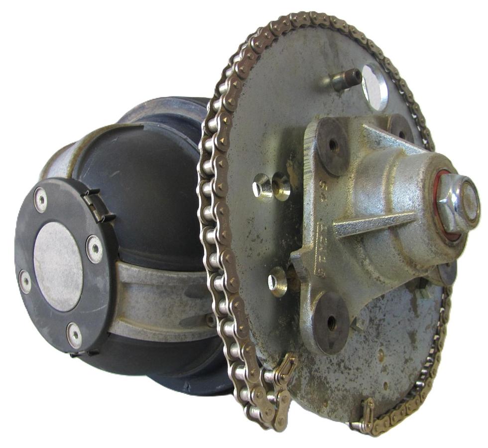Used Nilfisk Advance Advenger 3400ST Motor Drive Wheel 56601050 Floor Scrubber