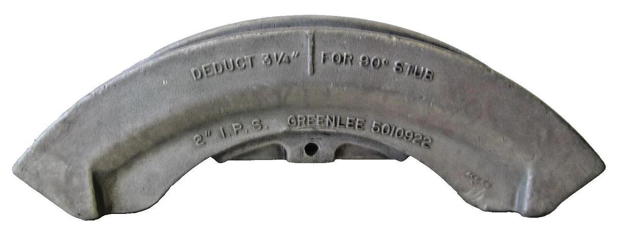 Used Greenlee 2" IPS Bending Shoe 5010922 Rigid Conduit for Pipe Bender