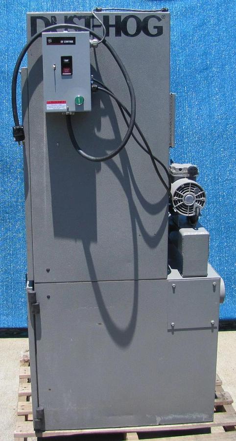 Used UAS 1.5 HP Dust Hog Air Filtration Dust Collector w/ Air Powered Filter Cleaner