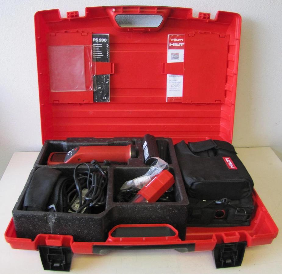 Used Hilti PS 200 M Ferroscan Concrete Rebar Scanner Cordless Battery PS200S PS200M