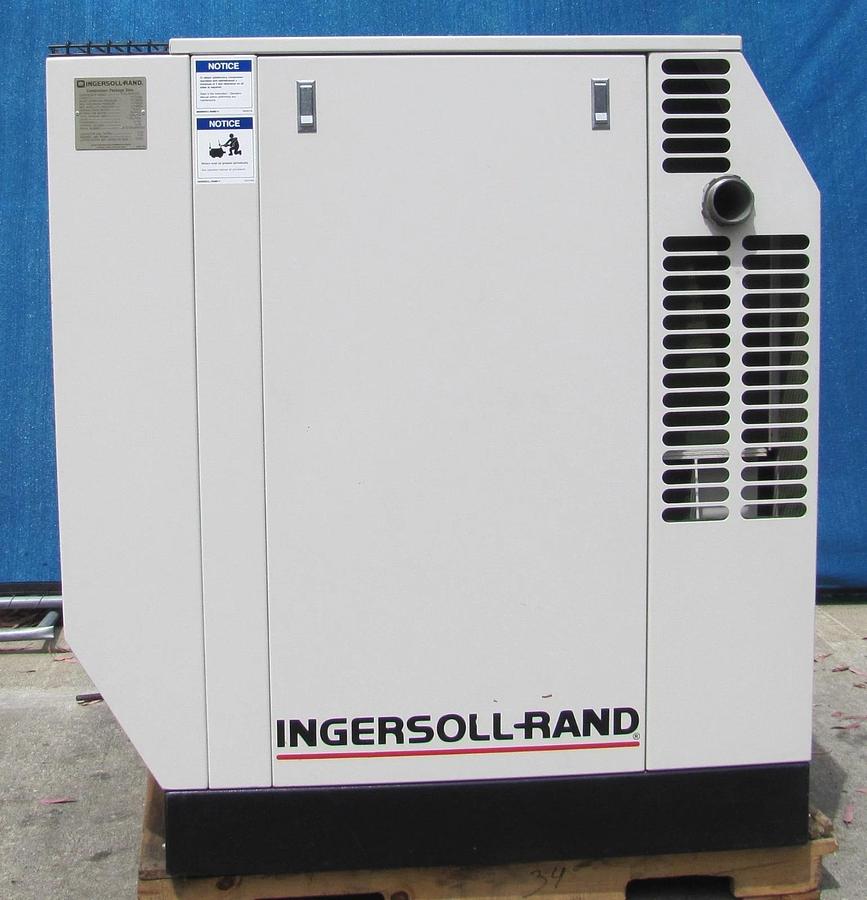 Used Ingersoll Rand 40HP Rotary Screw Air Compressor 163 CFM 460V 3 Phase 80 Hours