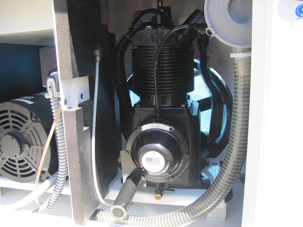 Used Gardner Denver 7.5 HP Piston Air Compressor 80 Gallon Tank 460V 3PH 160PSI