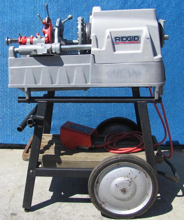 Used Ridgid 535 Series Pipe Threader Threading Machine With 811A Die Head 1/2" to 2"