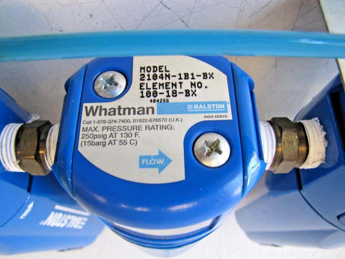 Used Balston 858 In-Line Compressed Air Filter Assembly 16 Bar 0.80 L Quick Connect