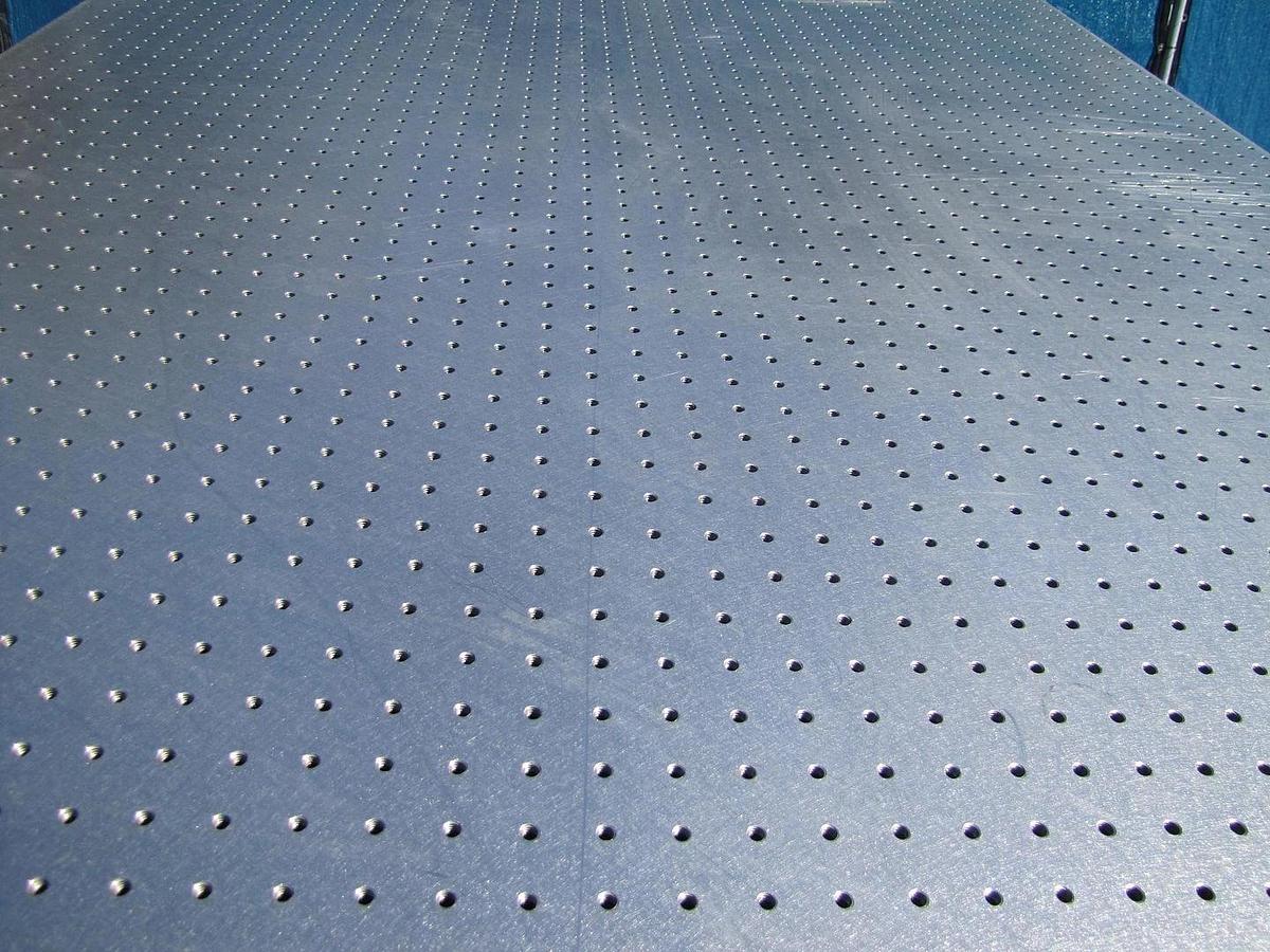 Used Newport RS 4000 10' x 4' Optical Breadboard Sealed Hole Table Top RL-2000 Legs