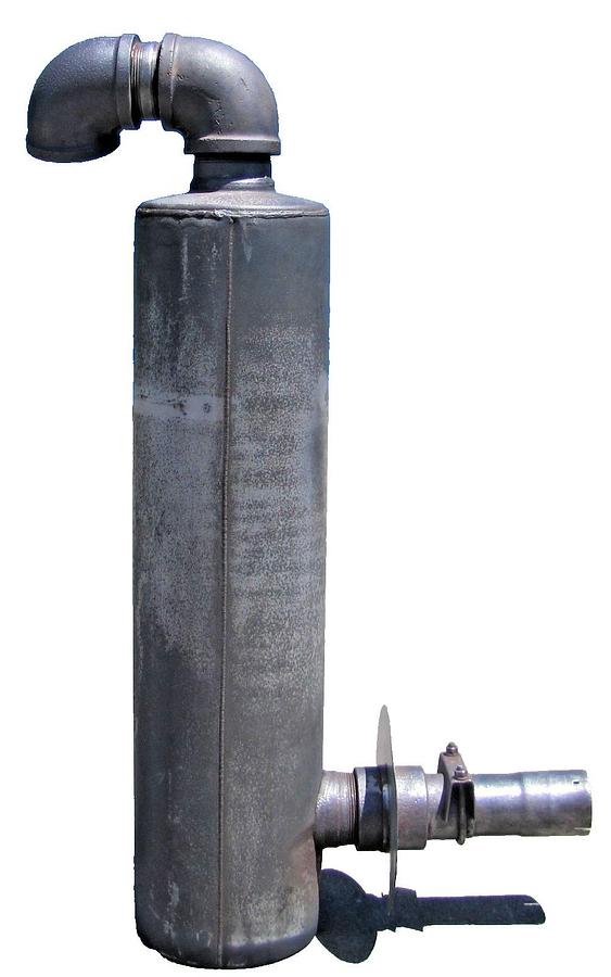 Used Kohler Industrial Muffler Silencer off Ford 175hp Natural Gas Engine / Generator