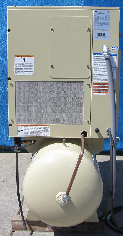 Used Ingersoll Rand 5 HP Rotary Screw Air Compressor with Dryer & 80 Gallon Tank