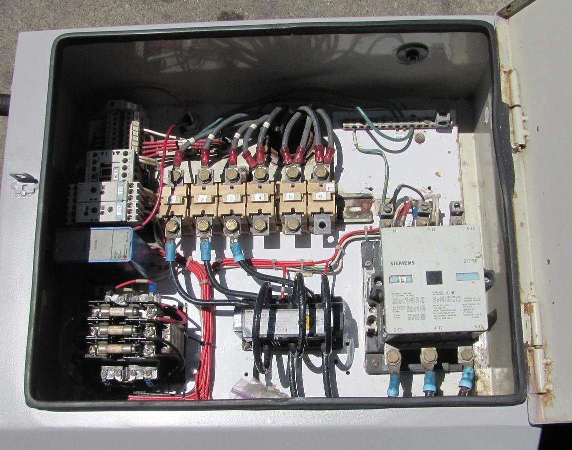 Used CompAir 50 HP Rotary Vane Air Compressor Baldor Electric Motor 215 CFM 460V 3Ph