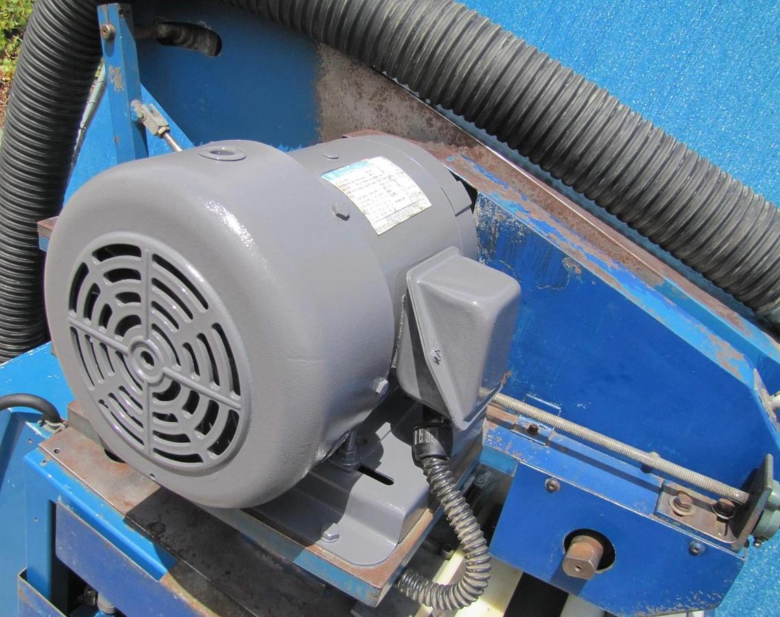 Used Rand Bright BH-50 5HP Tube Sander Polisher 12" Polishing Wheel 230V 3PH