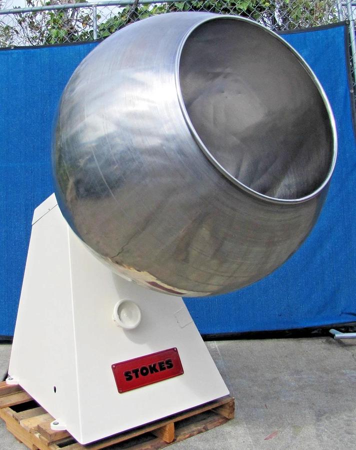 Used Stokes 1.5 HP Chocolate Candy Coating Panner Panning Machine 41" Bowl 460V 3PH