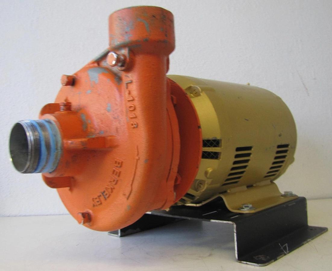 Used Berkeley 5HP Centrifugal Pump 130 GPM 1-1/2" x 2" Port B58084-M 230/460V 3 Phase