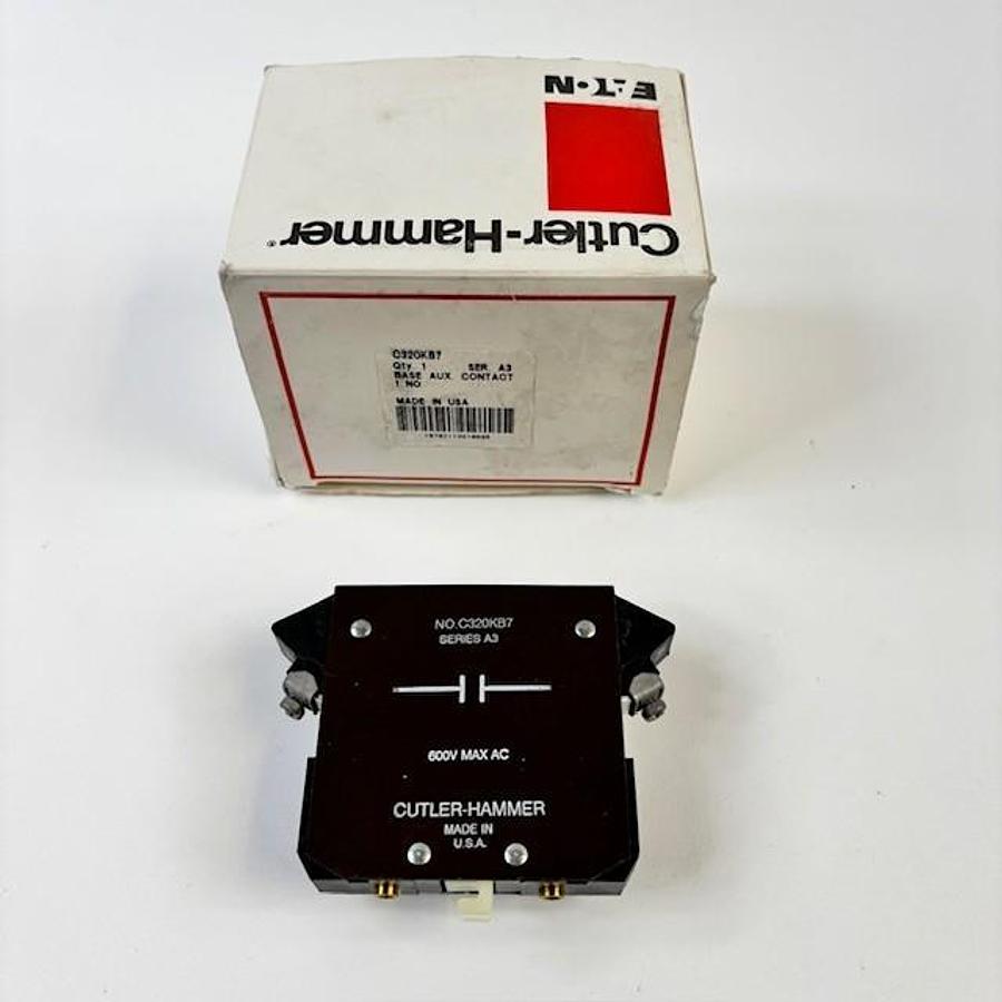 Used CUTLER-HAMMER C320KB7 AUXILIARY CONTACT