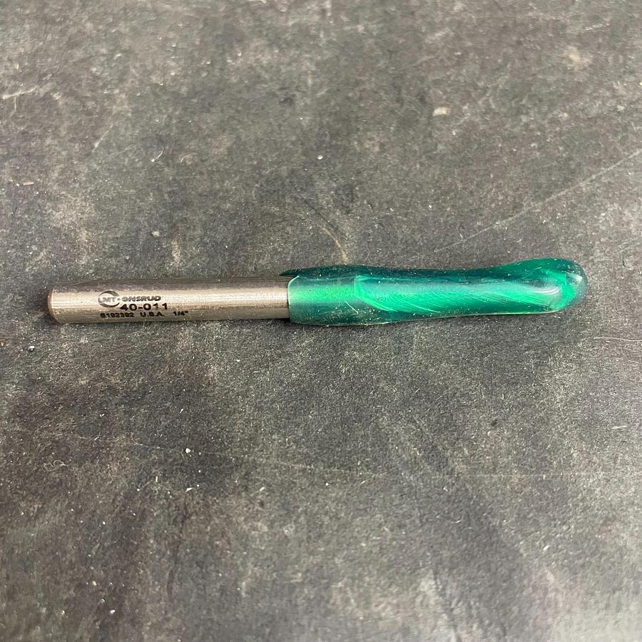 Used LMT ONSRUD 40-011 S192392 - SINGLE-FLUTE UPCUT SPIRAL ROUTER BIT
