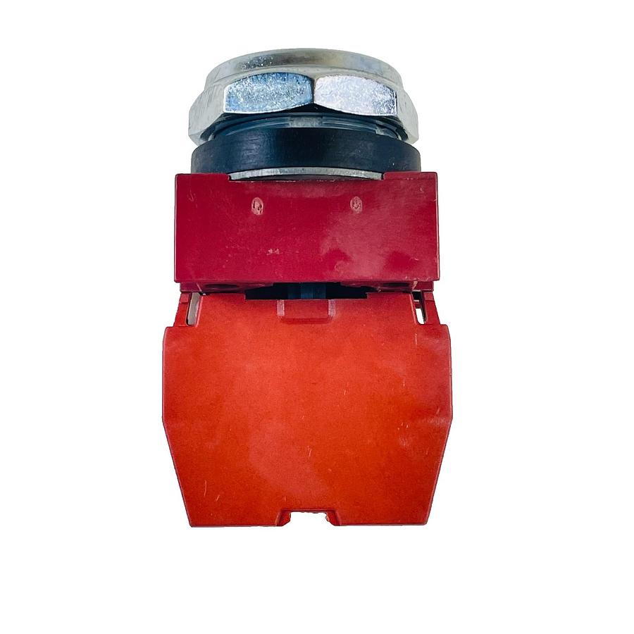 Used SIEMENS P30PBFR 3SB1400-0A 22MM PUSHBUTTON SWITCH RED FLUSH 1NC 1NO 10A 660V