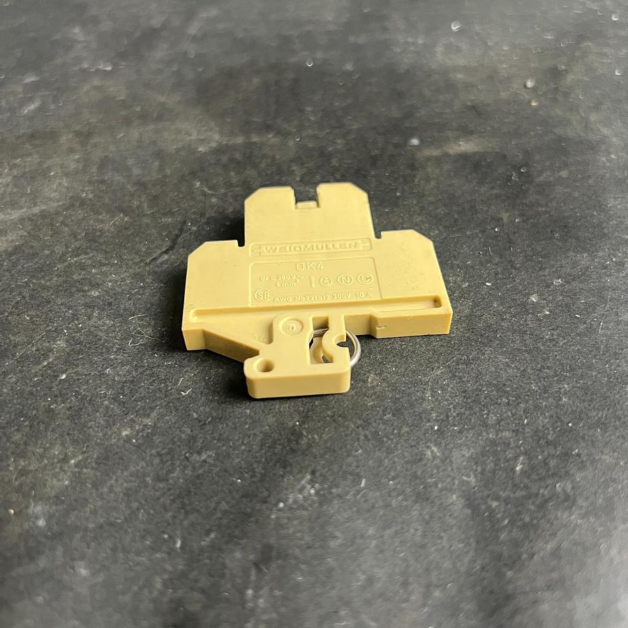 Used WEIDMULLER DK4 TERMINAL BLOCK ($4 OBO)