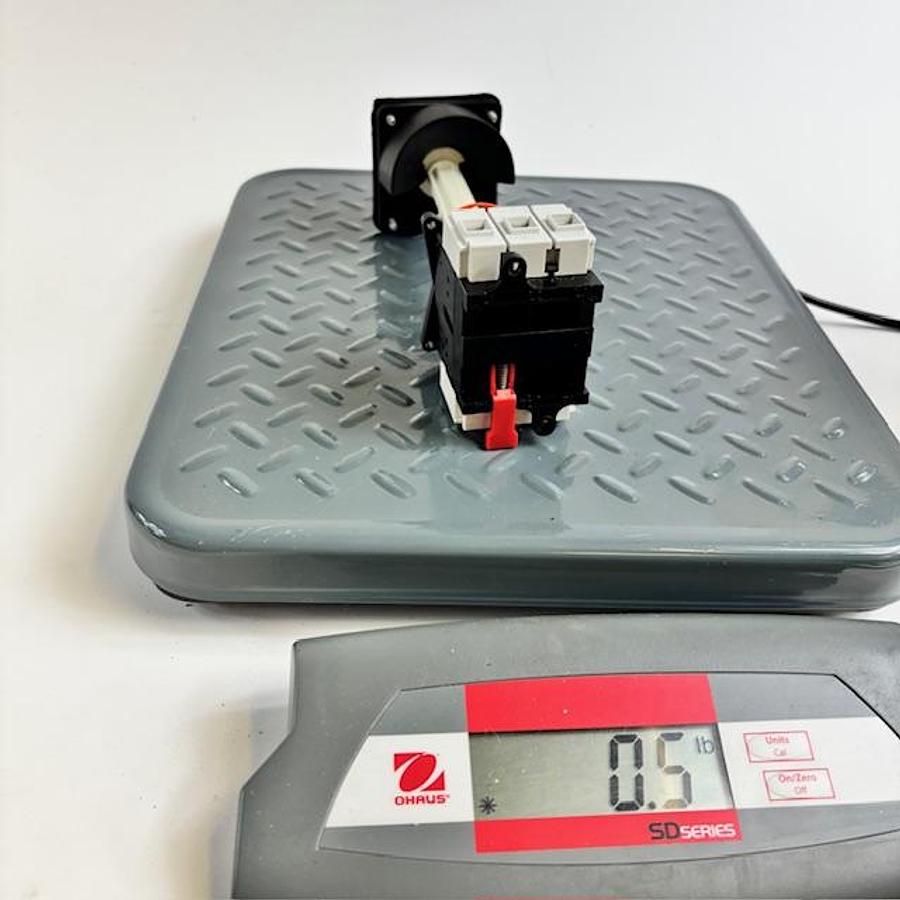 Used SCHNEIDER ELECTRIC EN 60947-3 DISCONNECT SWITCH