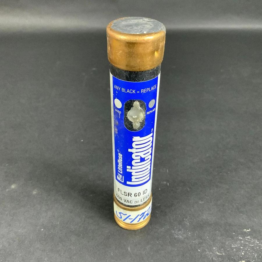 Used LITTELFUSE FLSR-60-ID INDICATOR FUSE ($7 OBO)