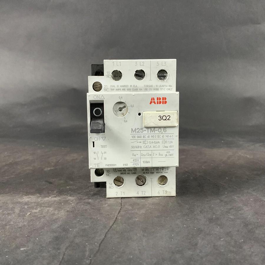 Used ABB M25-TM-0.6 CIRCUIT BREAKER ($20 OBO)