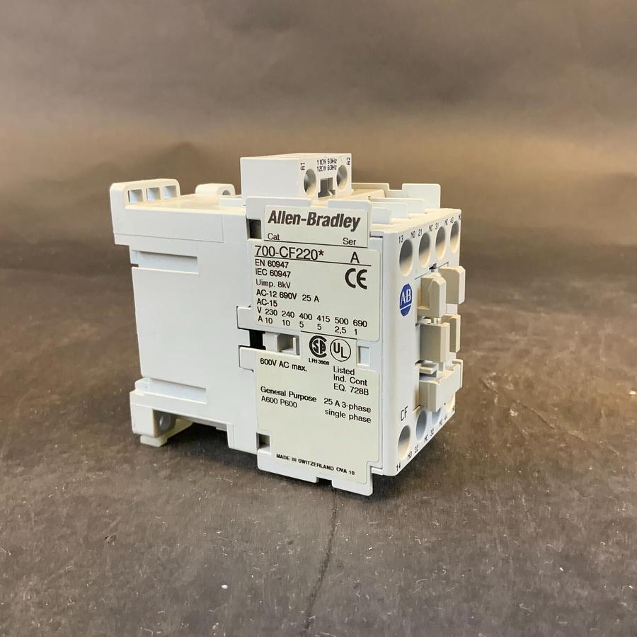 Used ALLEN BRADLEY 700-CF220A CONTROL RELAY ($30 OBO)