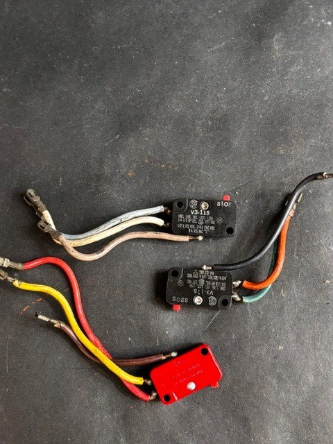 Used HONEYWELL V3-115 LIMIT SWITCH - GROUP OF 3 ($9 OBO)