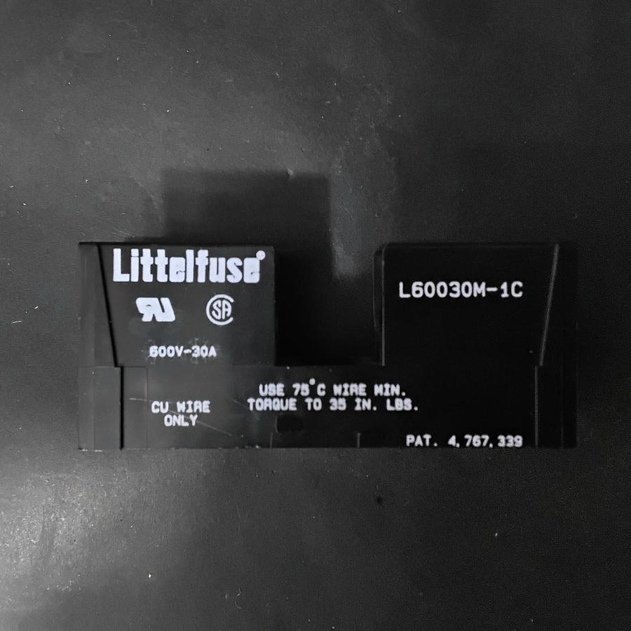 Used LITTELFUSE L60030M-1C FUSE BLOCK ($7 OBO)